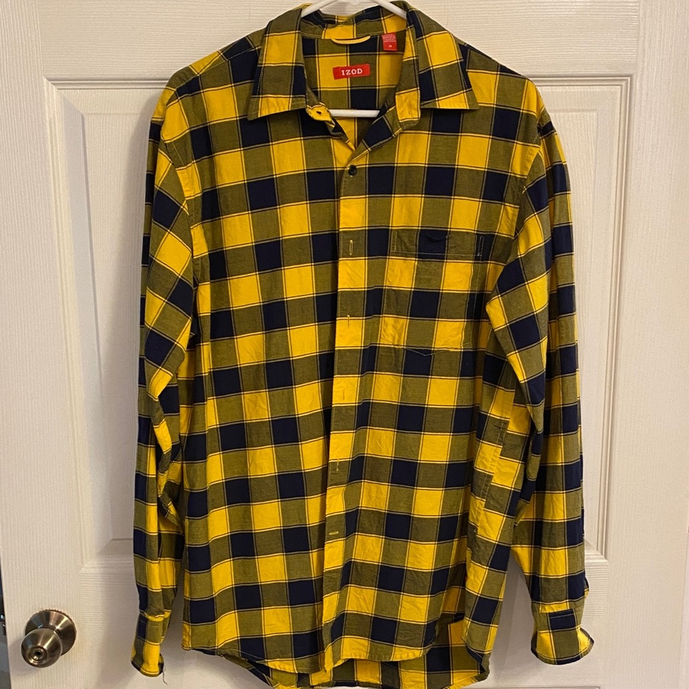 Izod Yellow and Blue Medium